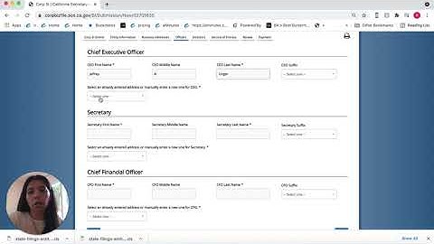 How to file a California Statement of Information for a corporation online