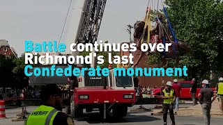 Battle continues over Richmond's last Confederate monument