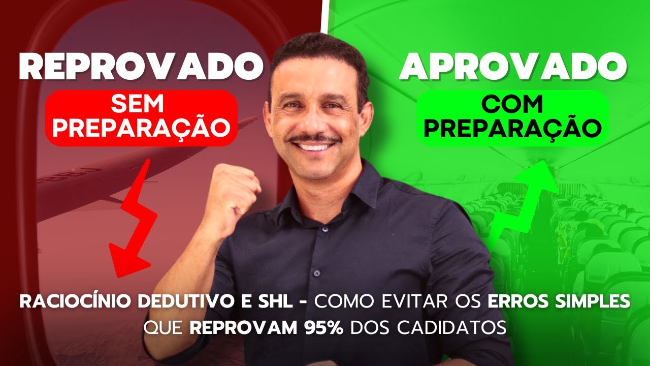 RACIOCÍNIO DEDUTIVO E SHL - Como evitar os erros simples que REPROVAM 95% dos cadidatos