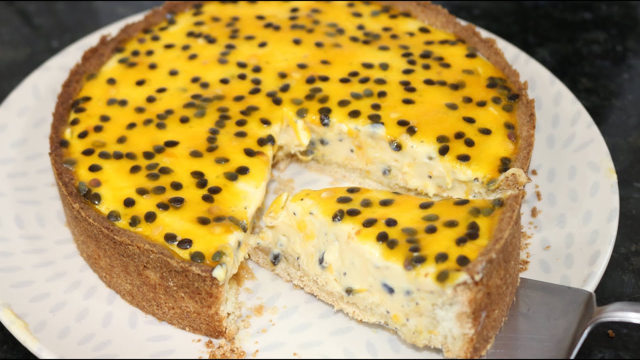 TORTA DE MARACUJÁ! SOBREMESA IDEAL PARA O FIM DE ANO! #confeitaria #maracuja 