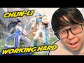 MY CHUN-LI IS WORKING EXTREMELY HARD…