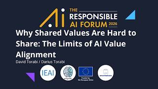 The Responsible AI Forum 2026, David Torabi on behalf of Darius Torabi