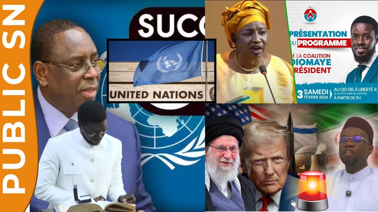 🚨Dernière minute : Macky Sall a l’ONU : Diomaye Signe le décret, Guerre Iran-Usa, polémique autour…