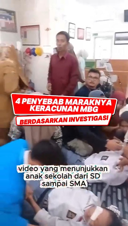 4 Penyebab Keracunan Massal MBG 🤢🤮 #keracunanmakanan #beritaterkini