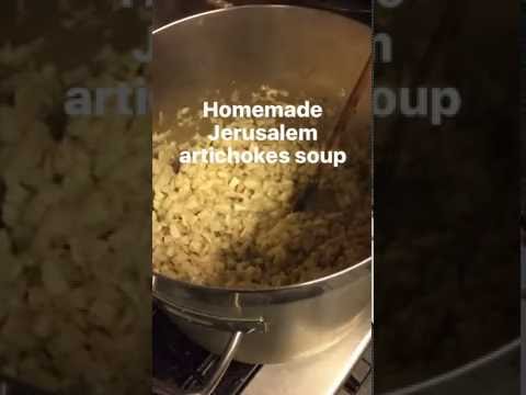 Jerusalem artichoke soup