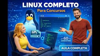 Conceitos Básicos de LINUX para Concursos Públicos | Aula Completa | Software Livre e GPL