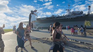Exploring San Diego : Convention Center & Embarcadero to Little Italy by E-Scooter