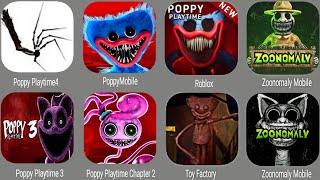 Poppy Playtime 4 Mobile,Poppy Playtime Chapter 3,Poppy Playtime 3 Roblox,Poppy 2,Zoonomalay Mobile