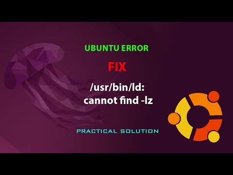 UBUNTU FIX: /usr/bin/ld: cannot find -lz