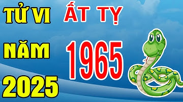Tử Vi Tuổi Ất Tỵ 1965 Năm 2025 Ất Tỵ | TRÚNG SỐ CỰC MẠNH, Tiền Tỷ Cầm Tay Giàu Nứt Đố Đổ Vách