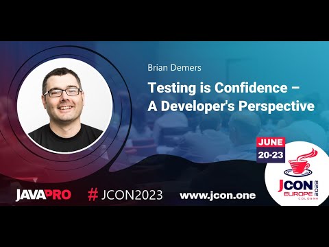 Testing is Confidence - A Developer's Perspective | Brian Demers (EN)