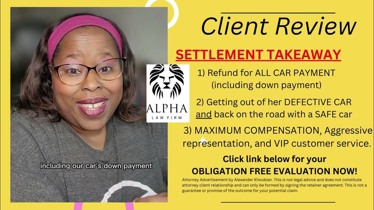 Lemon Law Client Review YouTube
