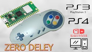 CONTROLE ZERO DELEY COM  Raspberry Pi Pico 2040 ( PS3/PS4/ PC/ Nintendo Switch ) PARTE 2 FINAL