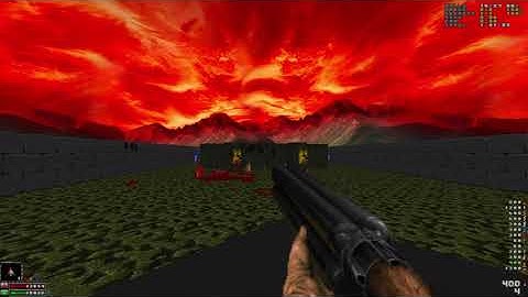 100 Lines (T) with Russian Overkill+Brutal Doom Monsters Only: MAP18