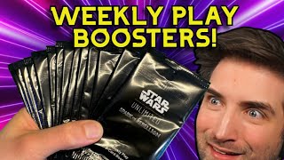 16 Weekly Play Boosters opening  WHY ITS WORTH GOING TO YOUR LGS FOR STAR WARS UNLIMITED!