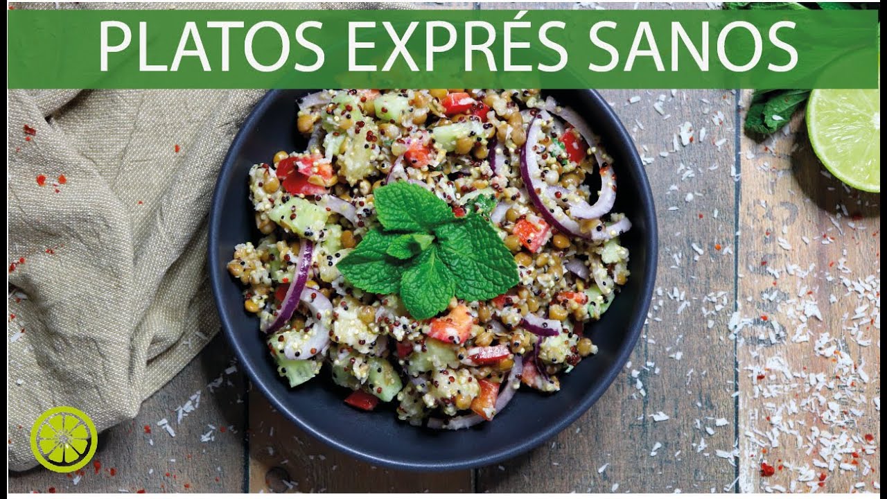 Platos sanos en menos de 20 minutos