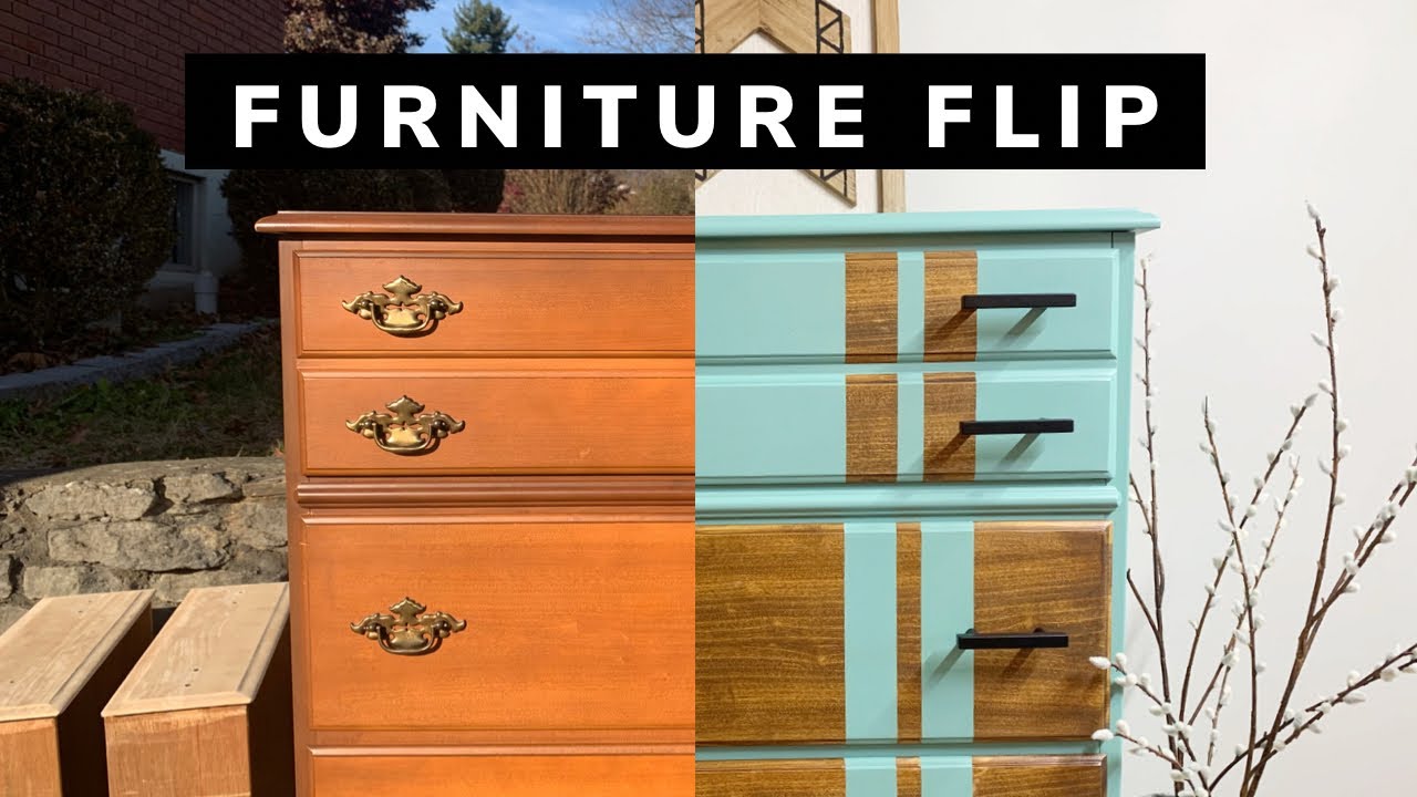 Extreme Furniture Makeover // Chest of Drawers Thrift Flip // Furniture