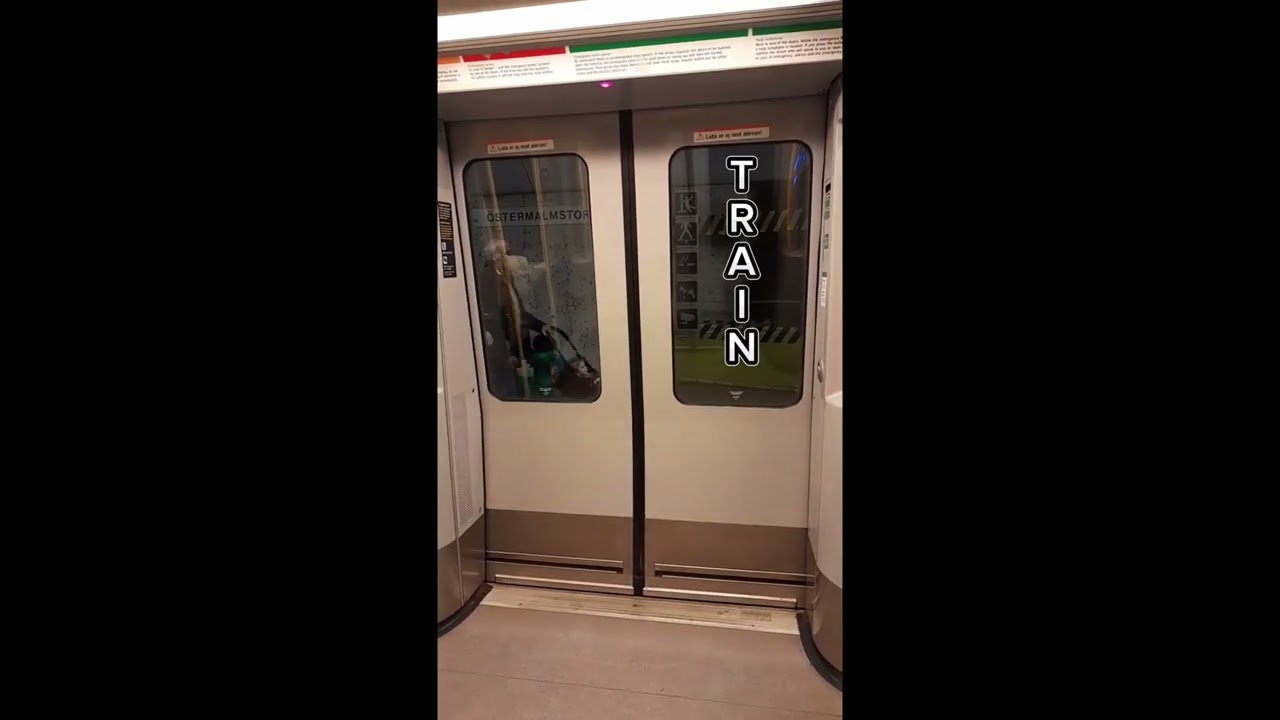 Stockholm Train Doors Closing Compilation