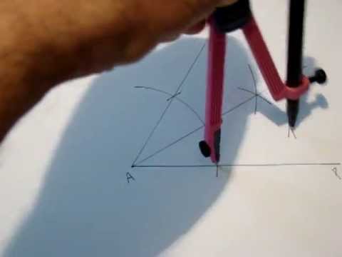 konstrukcija kuta od  15 stupnjeva, Matematika 6 - konstruiranje kuta od  15°