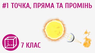 картинка: Точка, пряма та промінь #1