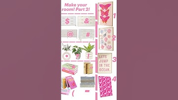 Make your room! Part 2!✨💗🫶🏼🍉🎀 #love #fashion #preppyyyy #part2