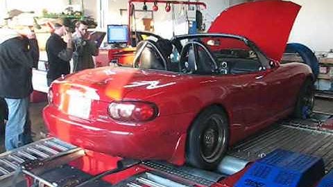Miata turbo dyno at Pina Motorsports