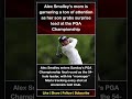 Alex Smalley's mom is garnering a ton of attention as her son grabs surprise lead at the PGA