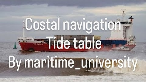 Costal navigation tide tables Persian language part1