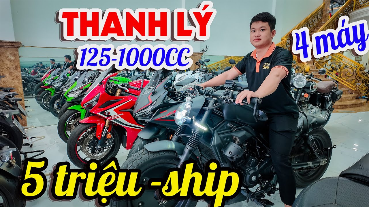 THANH LÝ MOTOR THU HỒI VỐN KAWASAKI Z1000 Z900 Z800 CBR650 NINJA 650 R15V3 CBR XSR CB650 REBEL 500 G