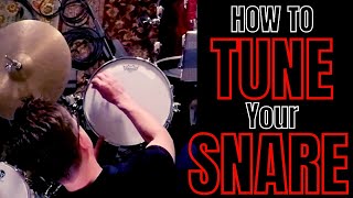 How to Tune Your SNARE Drum (the RIGHT way)