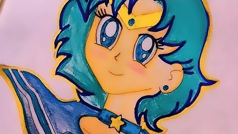 How to draw Sailor Mercury