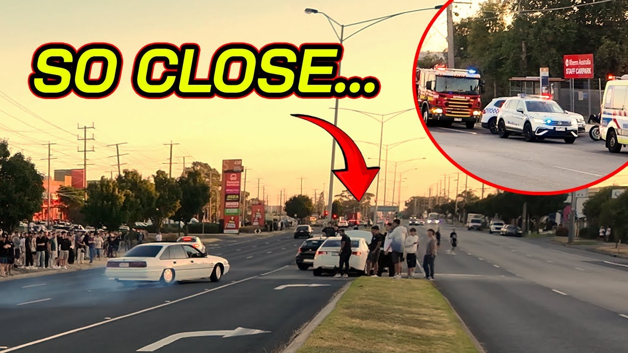 Idiot Ruins Car Meet