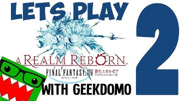 Lets Play FF14 A Realm Reborn - Part 2 - Leveling Conjurer