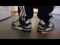 Blue Adidas ZX750 Trainers In De Kitchen