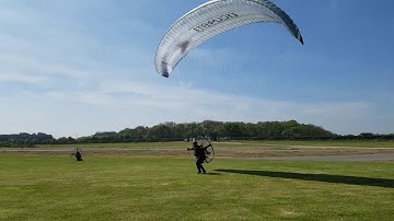 Paramotor Training day at Membury Airfield 10th May 2017 - Takeoff and landings only in this video