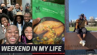 VLOG: Weekend in My Life | Surprise Birthday Party, Grocery Shopping, Walking Scooby