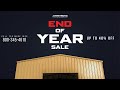 End of Year Sale | Premium Steel Buildings at Unbeatable Prices
