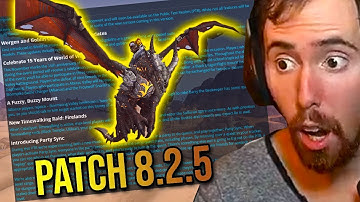 Asmongold Reacts To 8.2.5 WoW Patch Notes (Deathwing Mount, Firelands Timewalking, Creator Code)