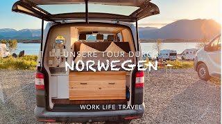 Unsere Reiseroute durch Norwegen mit dem Van