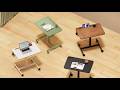 Gibbon Mounts Mobile Standing Desk with Storage | 4 Colors for a Clean Workspace