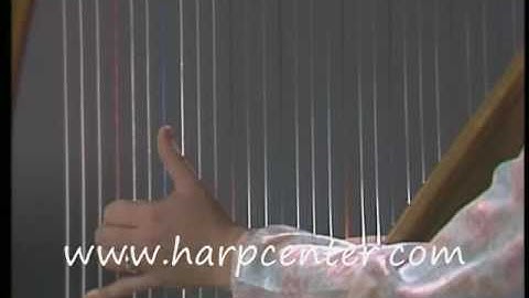 Harp Hand Position and Placing Your Fingers on the Strings