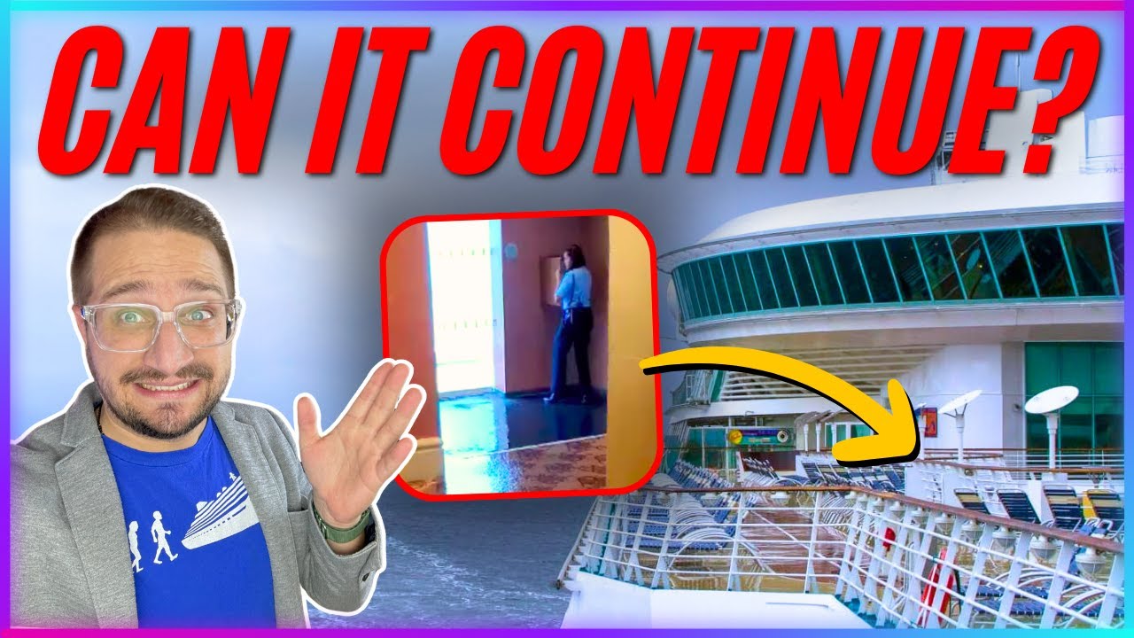 Flooding Sweeps Decks of the Ultimate World Cruise! #worldcruise