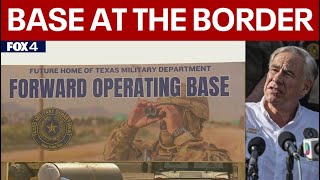 RAW: Gov. Abbott announces military base at border - Full News Conference