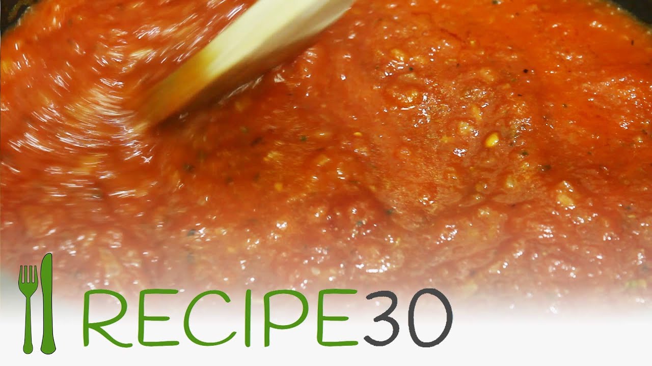 How to make Gourmet Pizza Sauce | Recipe30