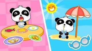 Baby Panda´s Daily Life Panda games Babybus-Learn baby habits screenshot 2