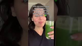 This Green Juice makes my skin GLOW! 😳 This Green Juice makes my skin GLOW! 😳