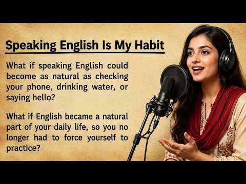 How to Make English Speaking a Habit Without Studying for Hours || Graded Reader