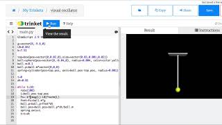 Modeling an Oscillating Spring in 3D
