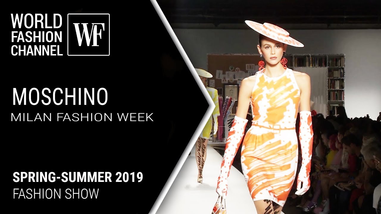 Moschino spring-summer 2019 | Milan fashion show - YouTube