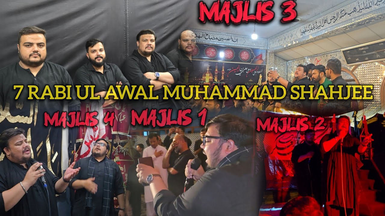 7 Rabi ul Awal 1447 | Master Syed Muhammad Shah | Alvidai Majlis | Azadari Karachi | Vlog 